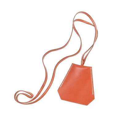 【中古】エルメス HERMES □C刻印 レザー クロシェット オレンジブラウン【 状態ランクB 】【 ユニセックス 】
