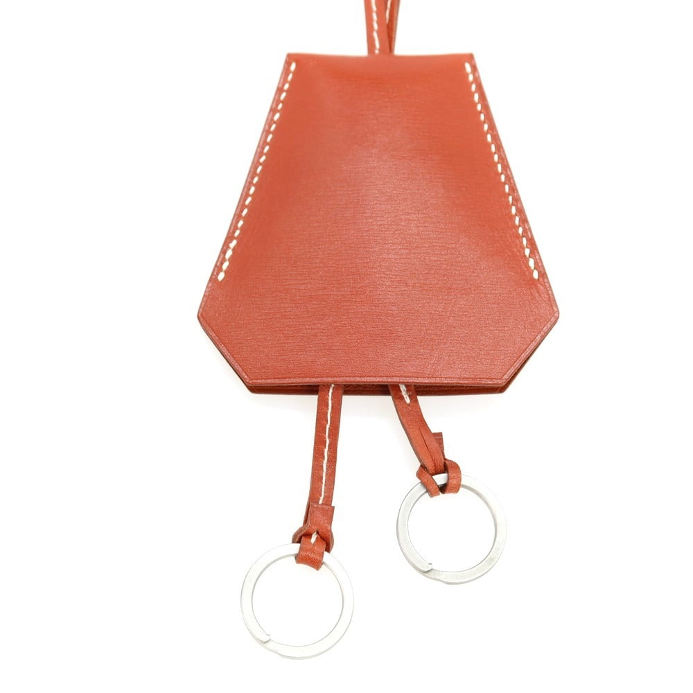 【中古】エルメス HERMES □C刻印 レザー クロシェット オレンジブラウン【 状態ランクB 】【 ユニセックス 】