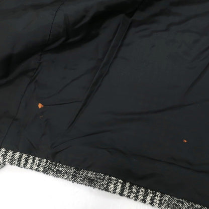 【中古】タリアトーレ TAGLIATORE LARS コットンウールナイロン チェック ベルテッドコート ブラックxホワイト【 44 】【 状態ランクB 】【 メンズ 】