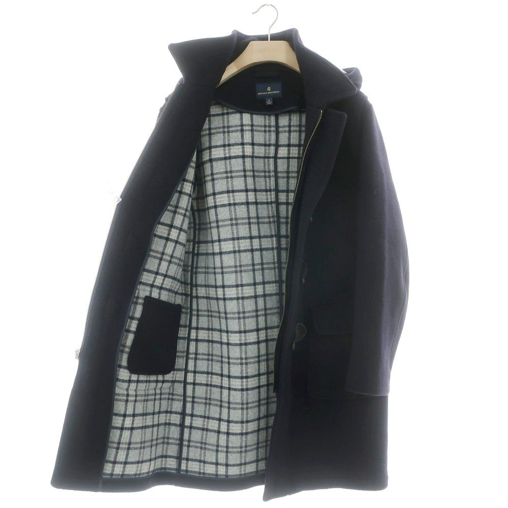 【中古】ブルックスブラザーズ Brooks Brothers ウール ダッフルコート ネイビー【サイズS】【 状態ランクB 】【 メンズ 】[BPD]