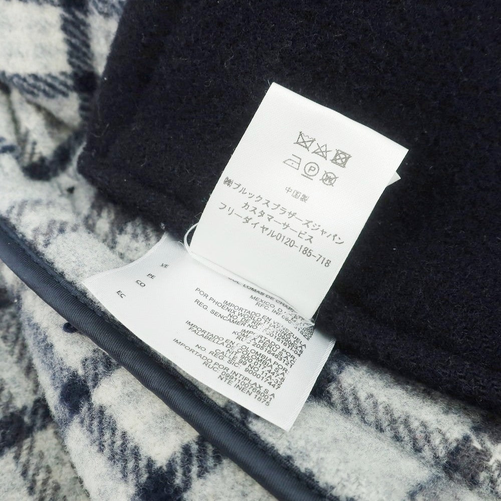 【中古】ブルックスブラザーズ Brooks Brothers ウール ダッフルコート ネイビー【サイズS】【 状態ランクB 】【 メンズ 】[BPD]