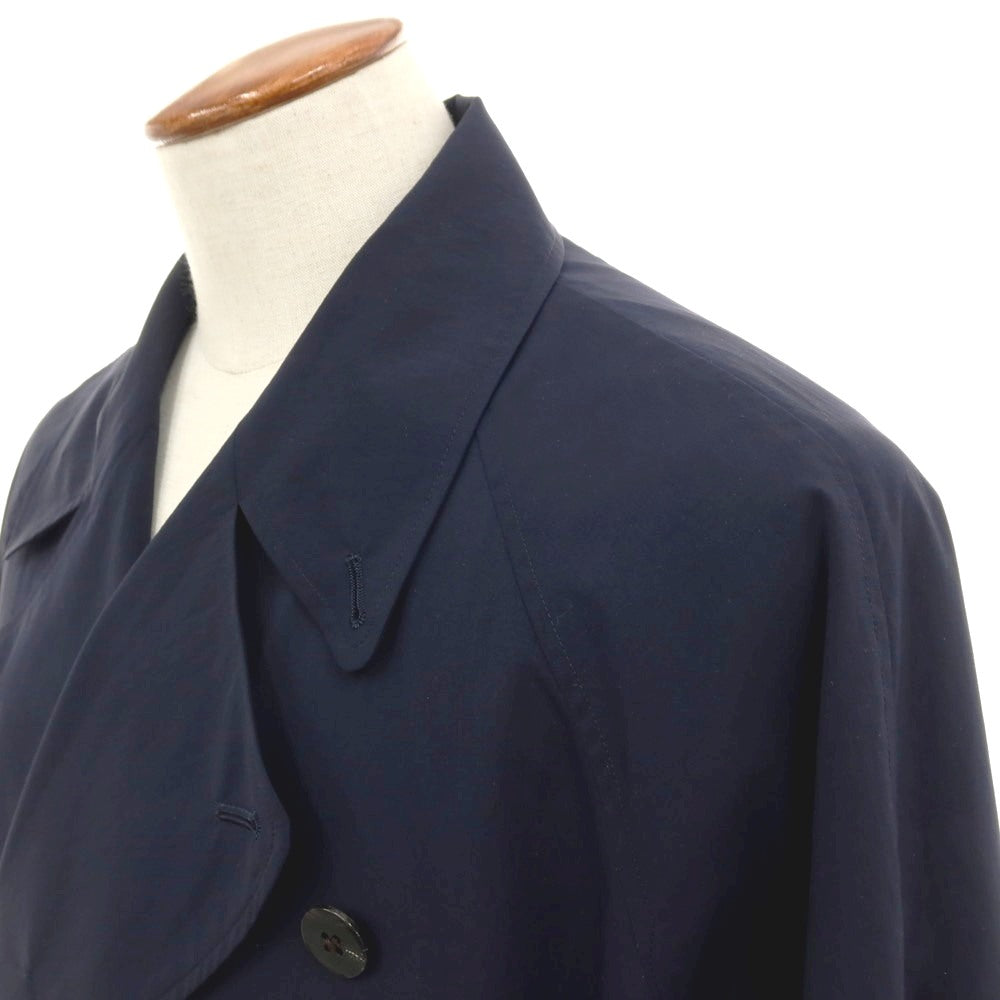 【中古】エス S ポリエステル トレンチコート ネイビー【サイズ2】【 状態ランクB 】【 メンズ 】