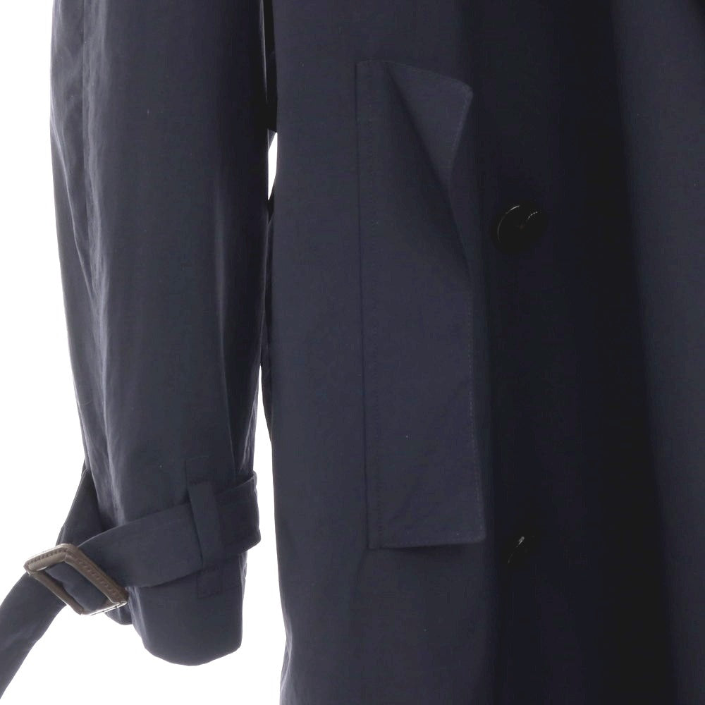 【中古】エス S ポリエステル トレンチコート ネイビー【サイズ2】【 状態ランクB 】【 メンズ 】