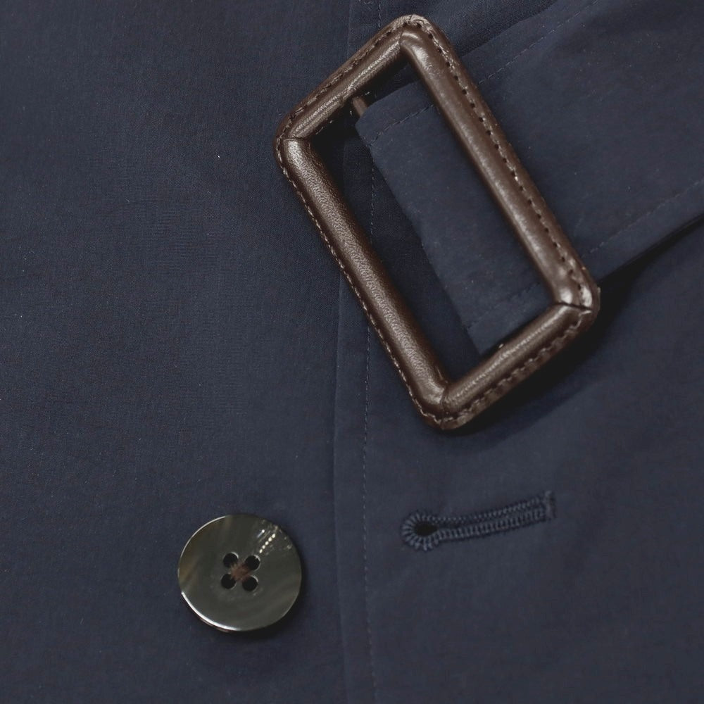 【中古】エス S ポリエステル トレンチコート ネイビー【サイズ2】【 状態ランクB 】【 メンズ 】