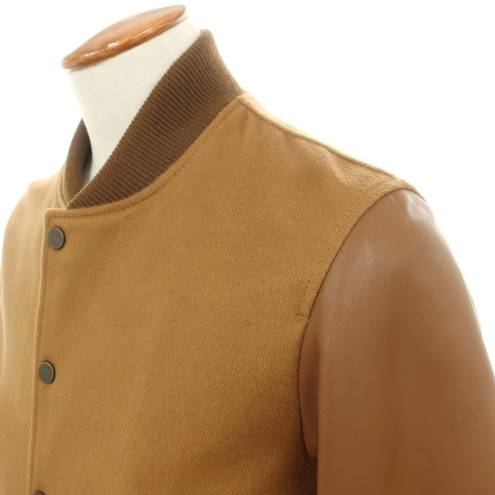 【中古】チンクアンタ Cinquanta ウールナイロン×ラムレザー スタジャン ブラウン【 46 】【 状態ランクA 】【 メンズ 】