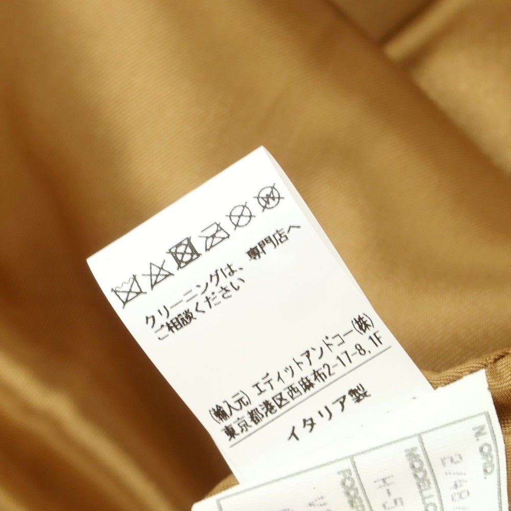 【中古】チンクアンタ Cinquanta ウールナイロン×ラムレザー スタジャン ブラウン【 46 】【 状態ランクA 】【 メンズ 】