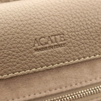 【SALE10%OFF/返品不可】【中古】アカーテ ACATE OSTRO2-M シュリンクレザー ボストンバッグ トープ【 状態ランクA 】【 メンズ 】
