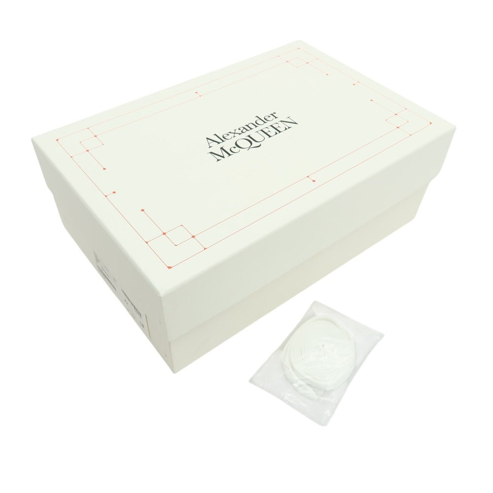 【中古】【未使用】アレキサンダーマックイーン Alexander McQueen LARRY レザー スニーカー ホワイト【 41 】【 状態ランクS 】【 メンズ 】