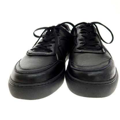 【中古】ヨーク YOAK グレインレザー ローカットスニーカー ブラック【 42 】【 状態ランクA 】【 メンズ 】