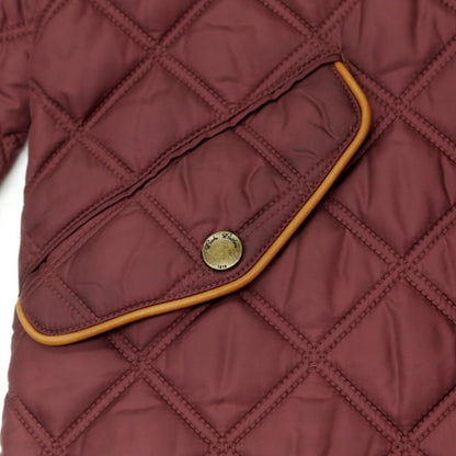 【中古】ブルックスブラザーズ Brooks Brothers ポリエステル 中綿入り スタンドカラー キルティングブルゾン ワインレッド【 S 】【 状態ランクC 】【 メンズ 】