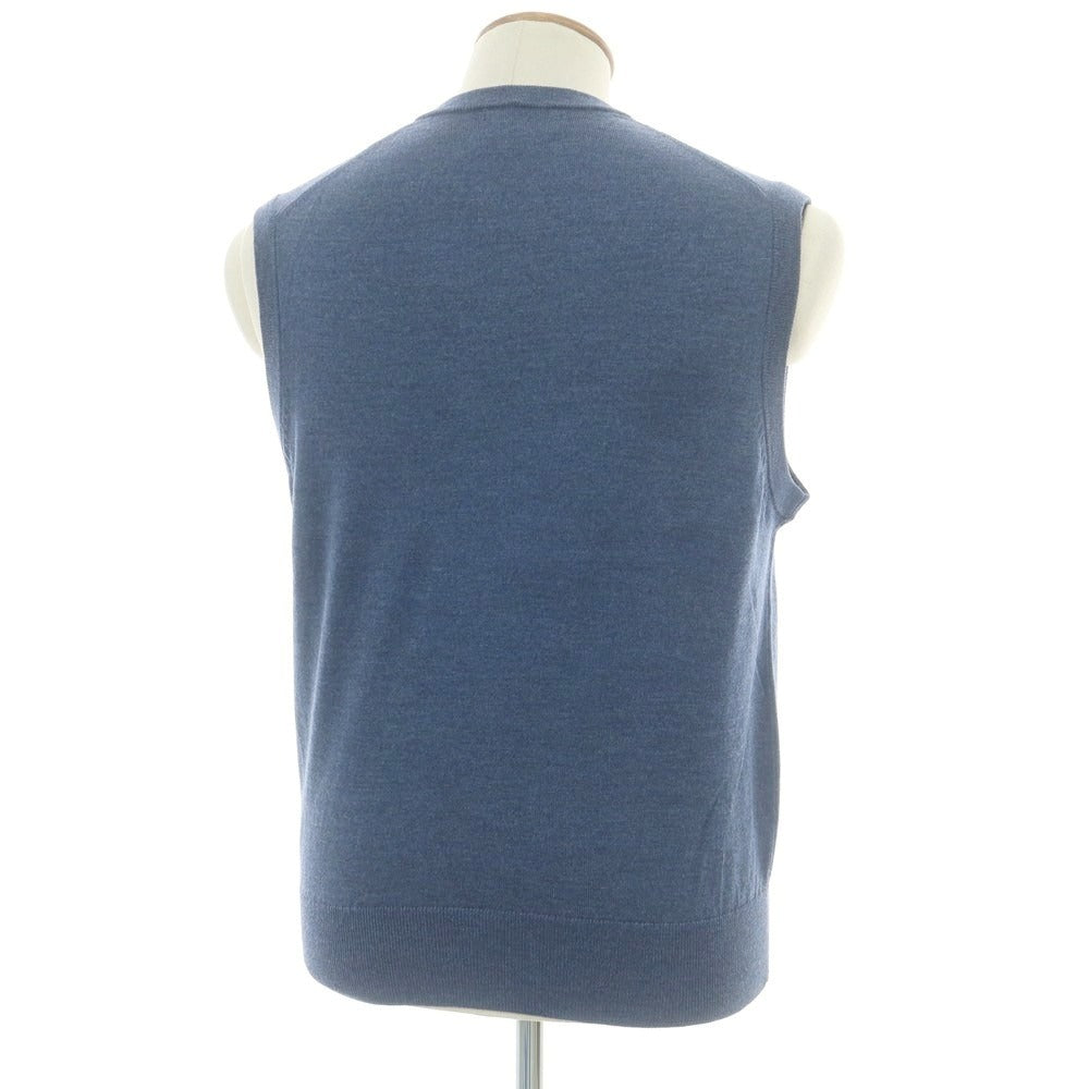 【中古】ブルックスブラザーズ Brooks Brothers ハイゲージウール ニットベスト ネイビー【 M 】【 状態ランクA 】【 メンズ 】