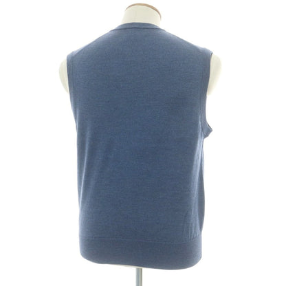 【中古】ブルックスブラザーズ Brooks Brothers ハイゲージウール ニットベスト ネイビー【 M 】【 状態ランクA 】【 メンズ 】