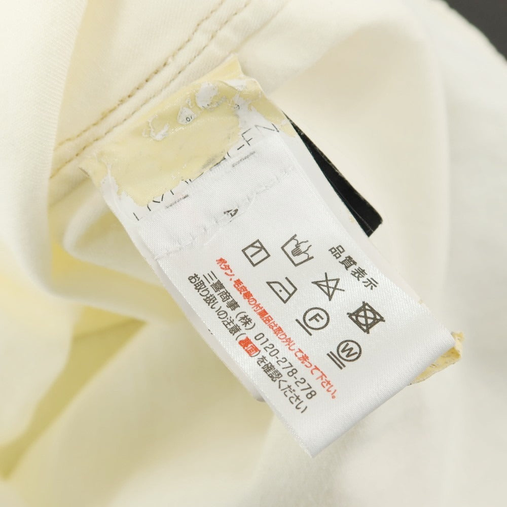 【中古】ハイドロゲン HYDROGEN コットン系 レギュラーカラー プルオーバーシャツ オフホワイト【サイズS】【 状態ランクC 】【 メンズ 】