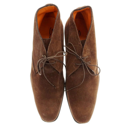 【中古】サントーニ Santoni スエード チャッカブーツ ブラウン【 7 】【 状態ランクA 】【 メンズ 】