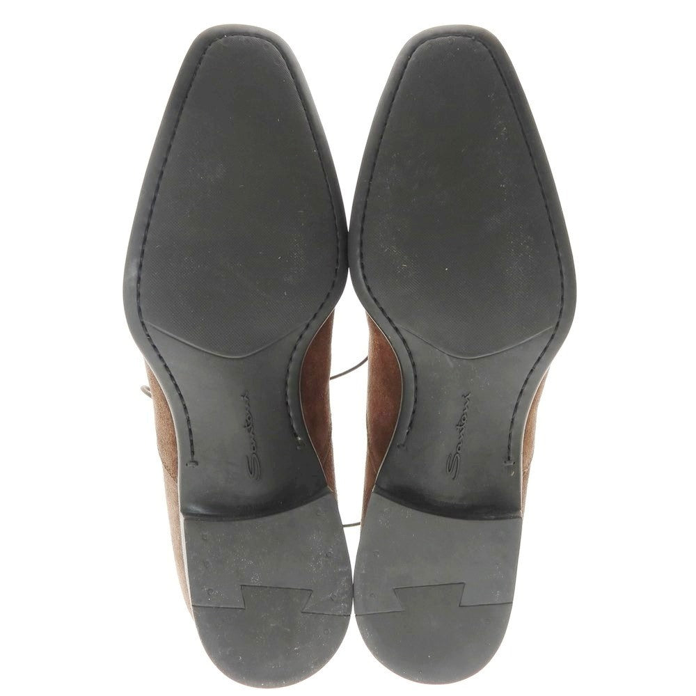 【中古】サントーニ Santoni スエード チャッカブーツ ブラウン【 7 】【 状態ランクA 】【 メンズ 】