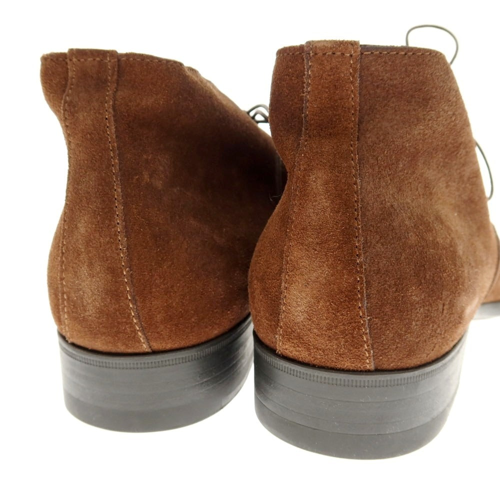 【中古】サントーニ Santoni スエード チャッカブーツ ブラウン【 7 】【 状態ランクA 】【 メンズ 】