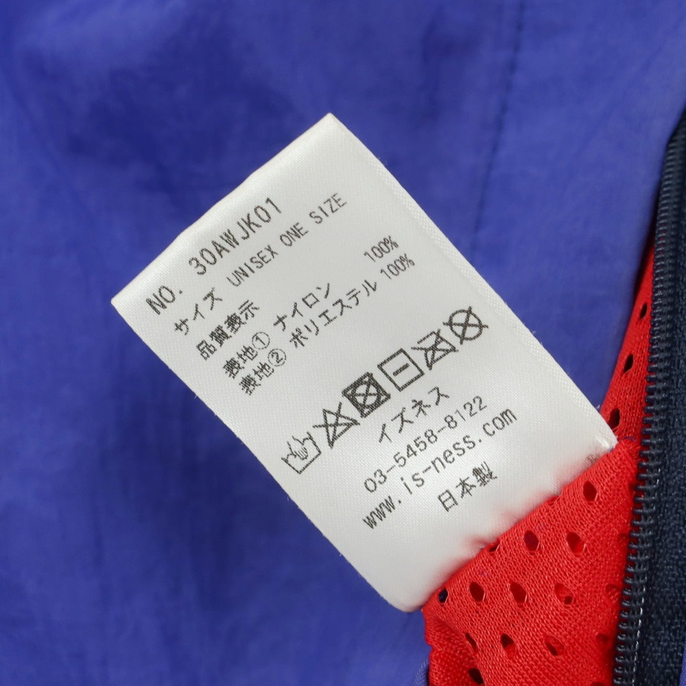 【中古】イズネス is-ness リバーシブル フリースジャケット アイボリー【サイズONE（FREE）】【 状態ランクC 】【 メンズ 】[BPD]