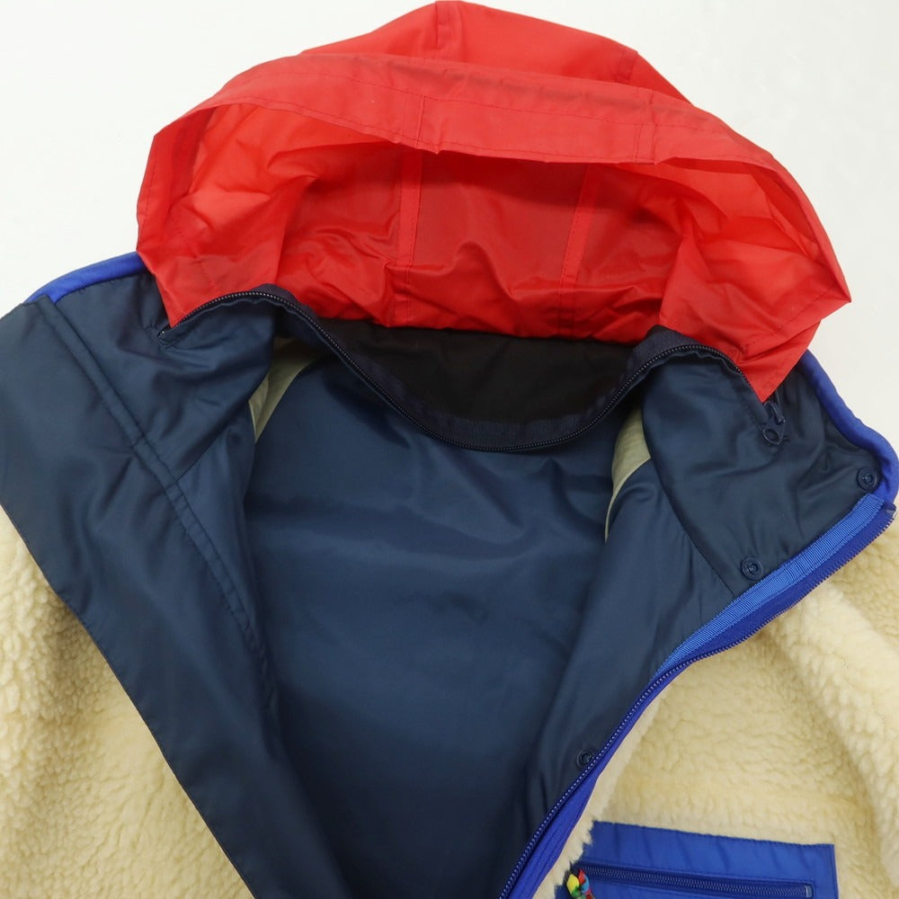 【中古】イズネス is-ness リバーシブル フリースジャケット アイボリー【 ONE（FREE） 】【 状態ランクC 】【 メンズ 】