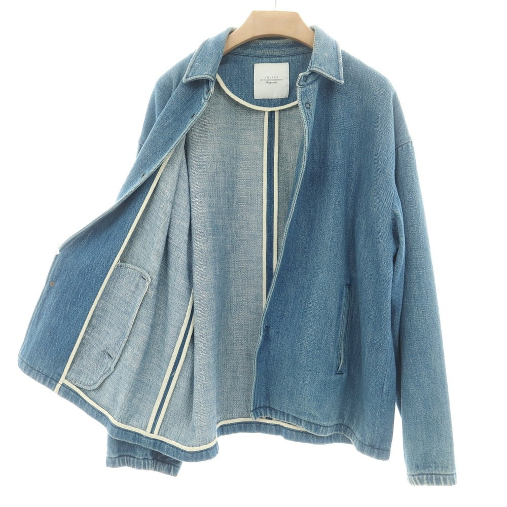 【中古】アンユーズド UNUSED コットン デニムジャケット ライトブルー【 3 】【 状態ランクD 】【 メンズ 】