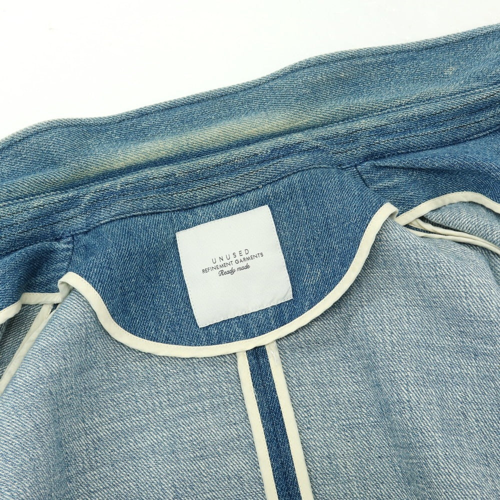 【中古】アンユーズド UNUSED コットン デニムジャケット ライトブルー【 3 】【 状態ランクD 】【 メンズ 】