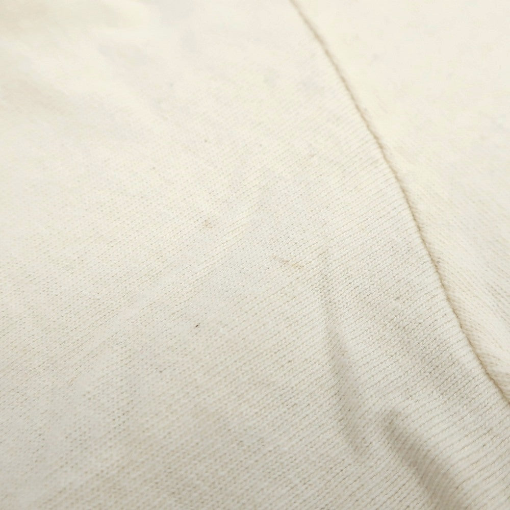 【中古】エクストラバイタミンズ Extra Vitamins コットン クルーネック 半袖Ｔシャツ オフホワイト【サイズXL】【 状態ランクB 】【 メンズ 】