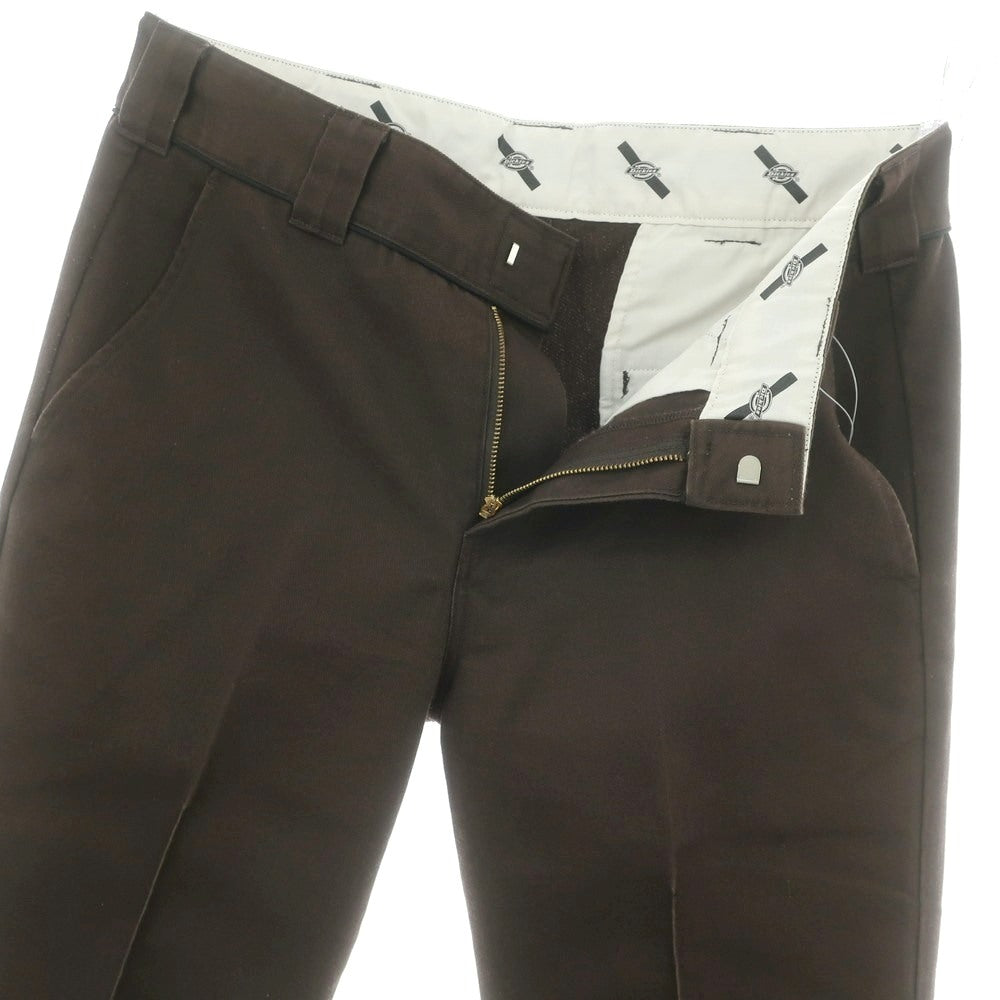 【中古】サタデーズ ニューヨークシティ Saturdays NYC × Dickies ポリエステルコットン ワークパンツ ダークブラウン【 34 】【 状態ランクC 】【 メンズ 】