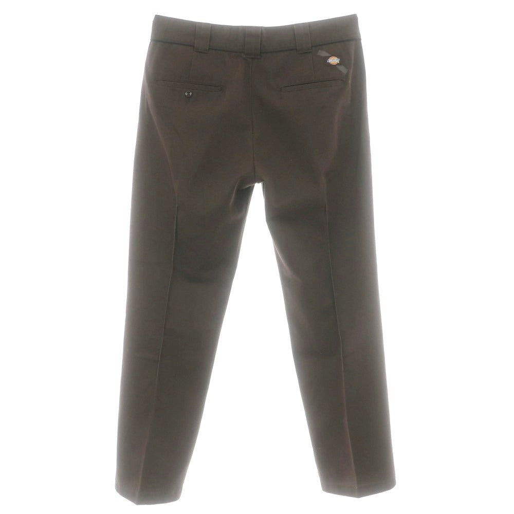 【中古】サタデーズ ニューヨークシティ Saturdays NYC × Dickies ポリエステルコットン ワークパンツ ダークブラウン【 34 】【 状態ランクC 】【 メンズ 】