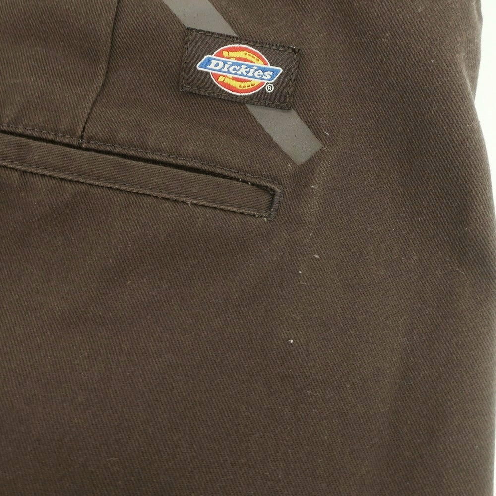 【中古】サタデーズ ニューヨークシティ Saturdays NYC × Dickies ポリエステルコットン ワークパンツ ダークブラウン【 34 】【 状態ランクC 】【 メンズ 】
