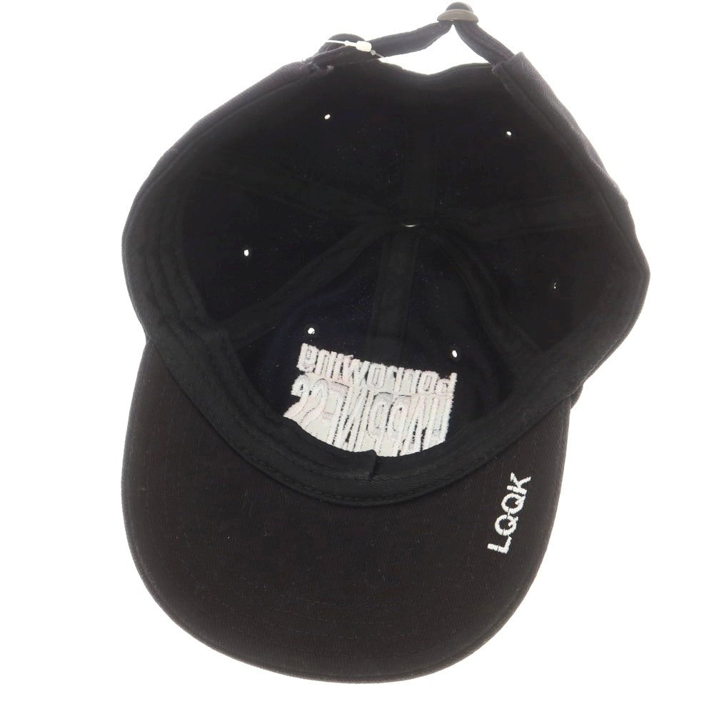 【中古】ルックスタジオ LQQK STUDIO コットン系 ベースボールキャップ ブラック【 表記なし 】【 状態ランクB 】【 メンズ 】
