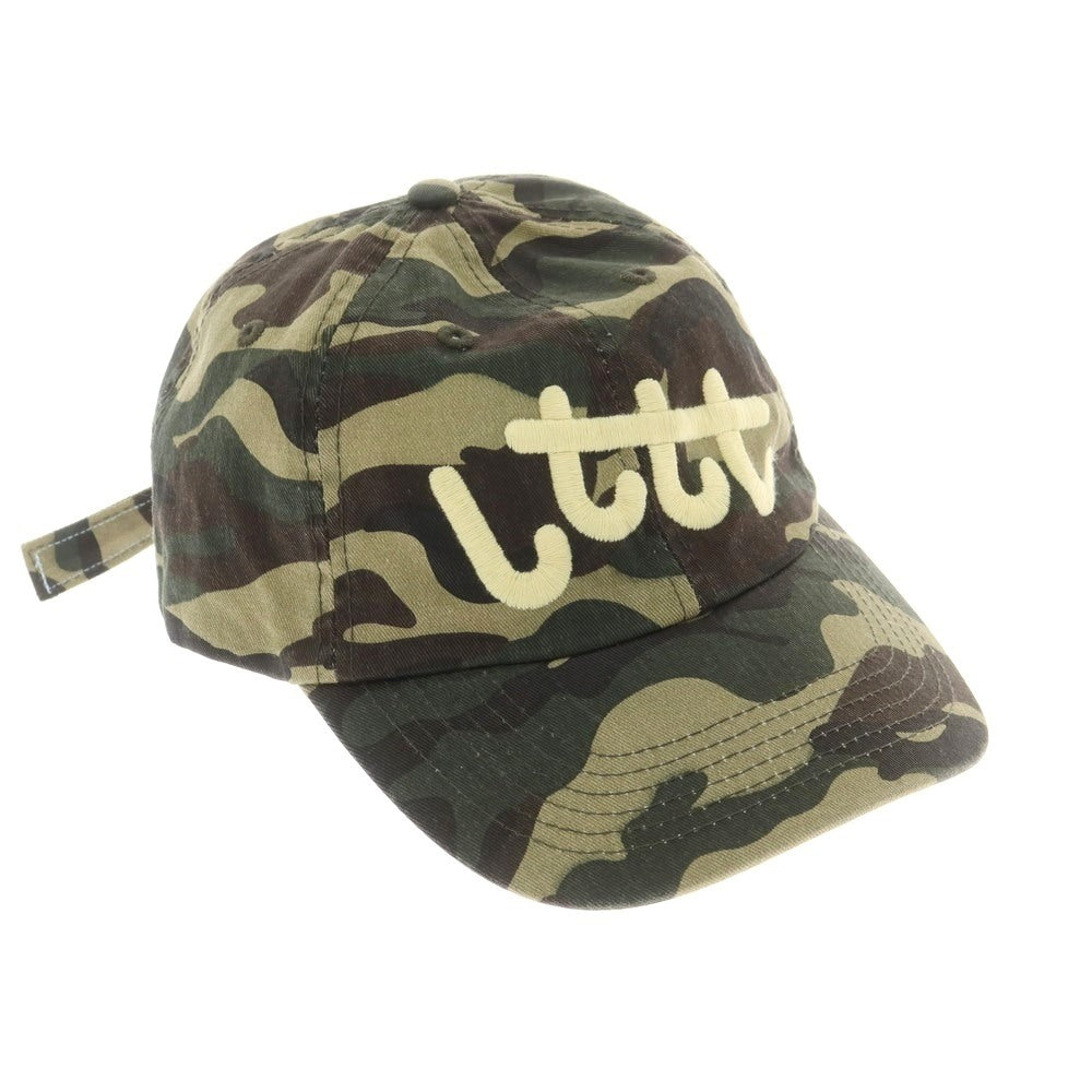 【中古】リトルトーキョーテーブルテニス LTTT コットン系 カモフラ ベースボールキャップ オリーブxベージュ【 表記なし 】【 状態ランクB 】【 メンズ 】