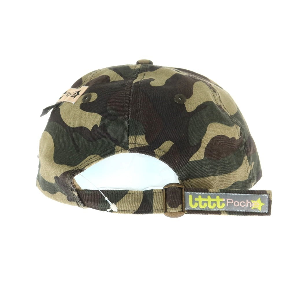 【中古】リトルトーキョーテーブルテニス LTTT コットン系 カモフラ ベースボールキャップ オリーブxベージュ【 表記なし 】【 状態ランクB 】【 メンズ 】