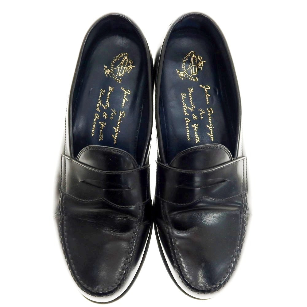 【中古】ジャランスリウァヤ JALAN SRIWIJAYA コインローファー ブラック【 6 】【 状態ランクC 】【 メンズ 】