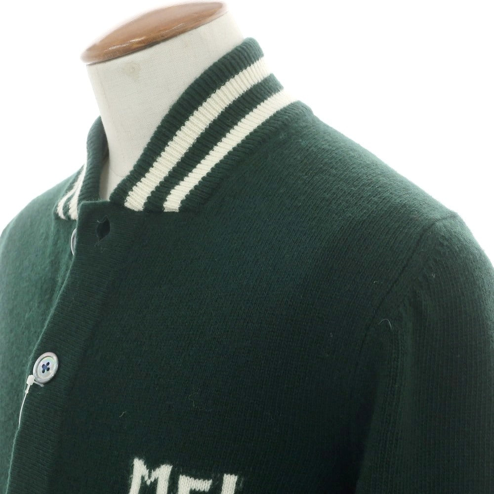 【中古】マクラーレン Mc Laren ウール ニットブルゾン ダークグリーン【サイズ46】【 状態ランクB 】【 メンズ 】[BPD]