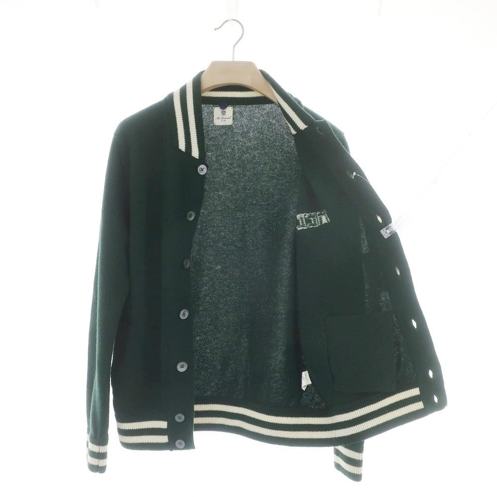 【中古】マクラーレン Mc Laren ウール ニットブルゾン ダークグリーン【 46 】【 状態ランクB 】【 メンズ 】