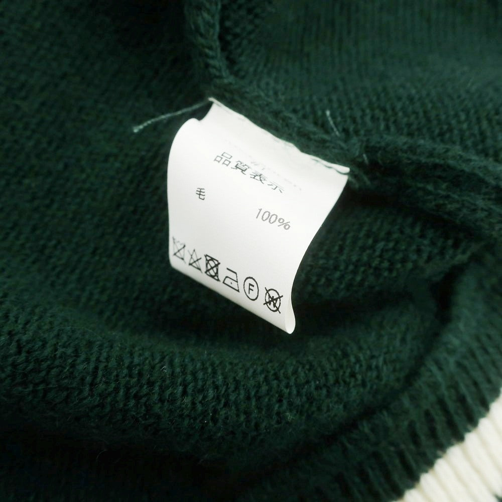 【中古】マクラーレン Mc Laren ウール ニットブルゾン ダークグリーン【 46 】【 状態ランクB 】【 メンズ 】