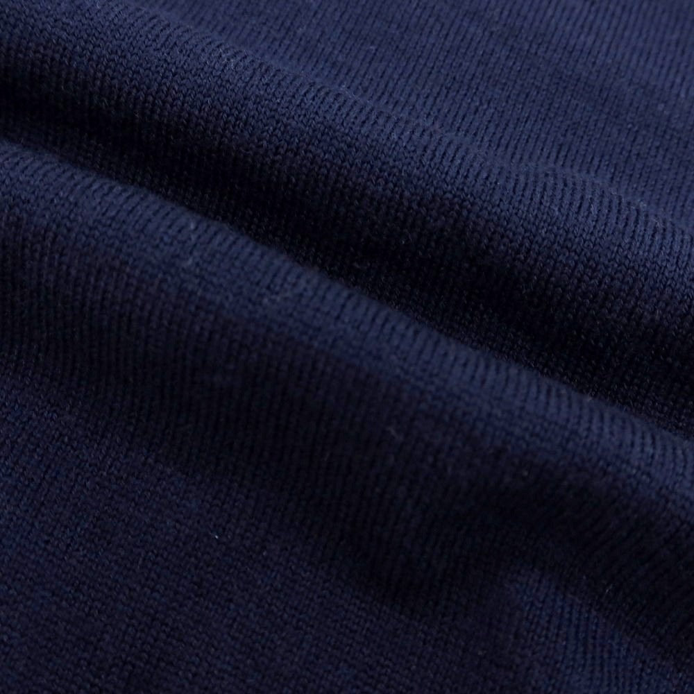 【中古】クルチアーニ CRUCIANI ハイゲージウール Vネックニット ネイビー【 48 】【 状態ランクB 】【 メンズ 】