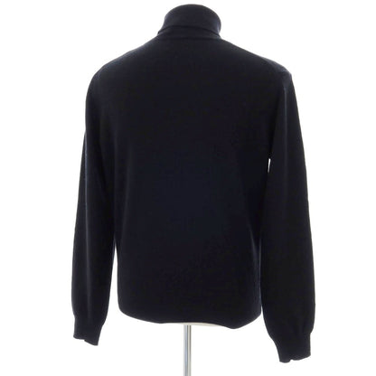 【中古】マーロ Malo ハイゲージカシミヤ タートルネックニット ブラック【 S 】【 状態ランクB 】【 メンズ 】