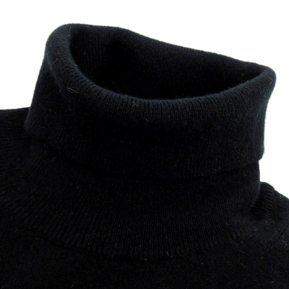 【中古】マーロ Malo ハイゲージカシミヤ タートルネックニット ブラック【 S 】【 状態ランクB 】【 メンズ 】