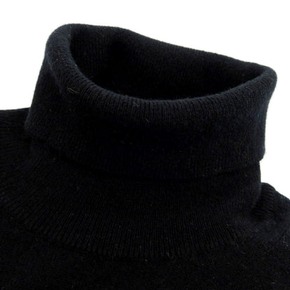 【中古】マーロ Malo ハイゲージカシミヤ タートルネックニット ブラック【 S 】【 状態ランクB 】【 メンズ 】