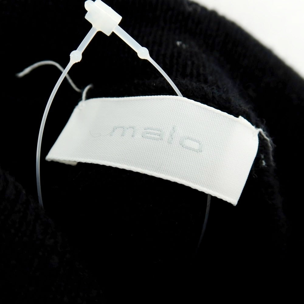 【中古】マーロ Malo ハイゲージカシミヤ タートルネックニット ブラック【 S 】【 状態ランクB 】【 メンズ 】