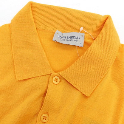 【中古】ジョンスメドレー JOHN SMEDLEY ハイゲージウール ポロニット オレンジ【 S 】【 状態ランクB 】【 メンズ 】