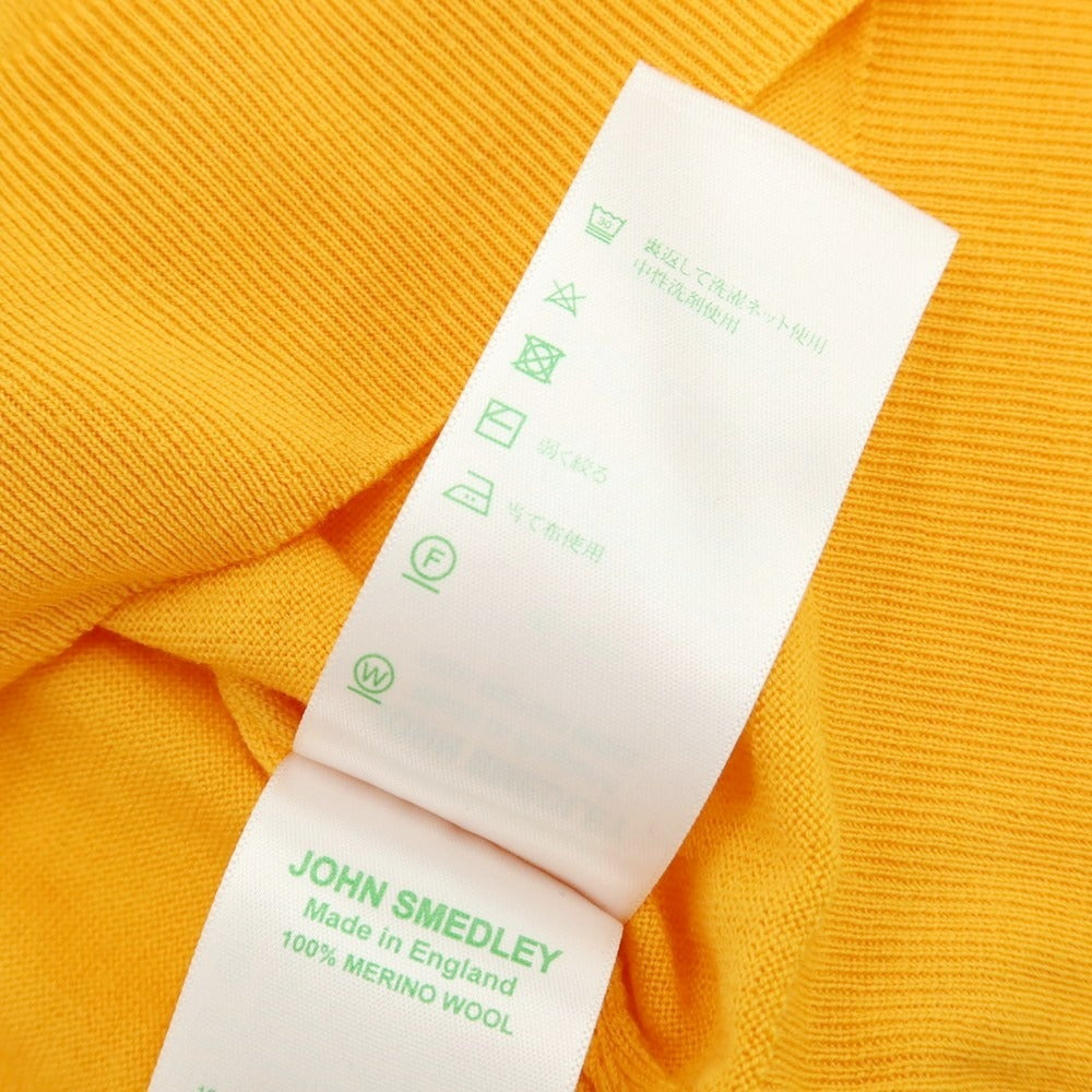 【中古】ジョンスメドレー JOHN SMEDLEY ハイゲージウール ポロニット オレンジ【 S 】【 状態ランクB 】【 メンズ 】
