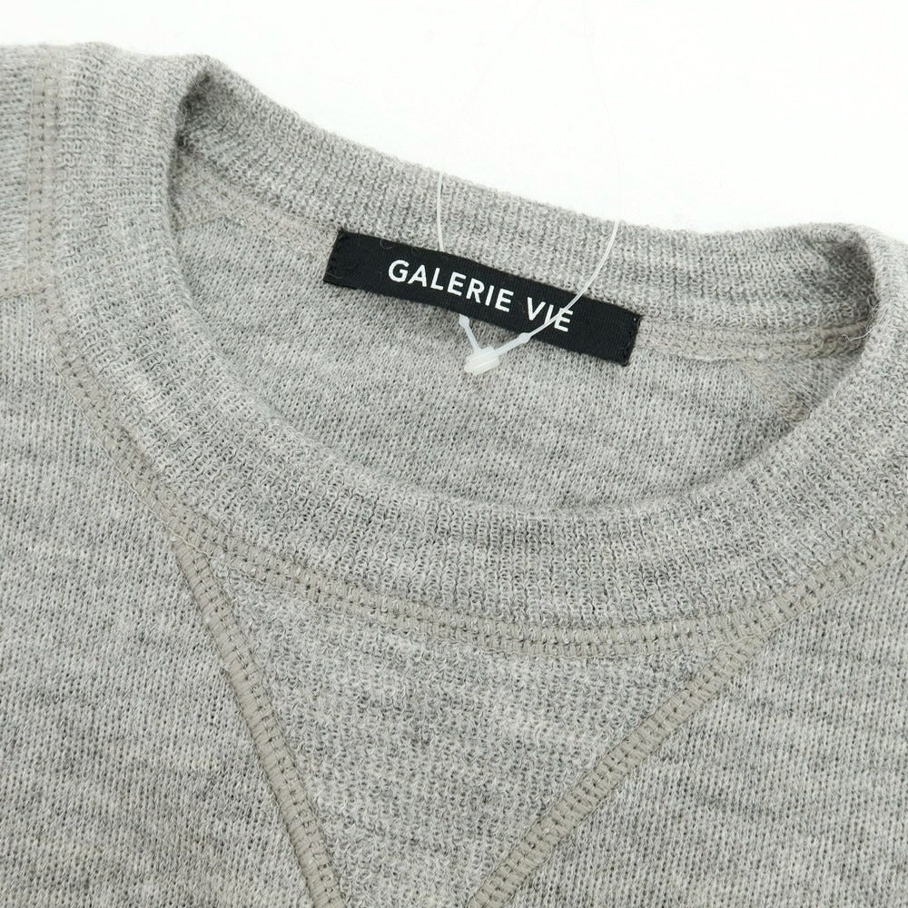 【中古】ギャルリーヴィー GALERIE VIE アルパカ スウェット プルオーバーニット グレー【 FREE 】【 状態ランクB 】【 メンズ 】