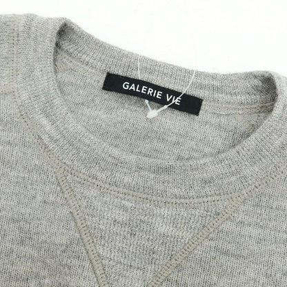 【中古】ギャルリーヴィー GALERIE VIE アルパカ スウェット プルオーバーニット グレー【 FREE 】【 状態ランクB 】【 メンズ 】
