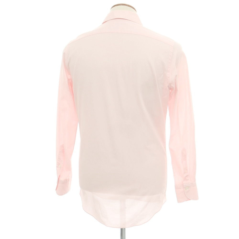 【中古】フィナモレ Finamore コットン ワイドカラー ドレスシャツ ピンク【 39 】【 状態ランクC 】【 メンズ 】