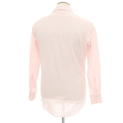 【中古】フィナモレ Finamore コットン ワイドカラー ドレスシャツ ピンク【 39 】【 状態ランクC 】【 メンズ 】