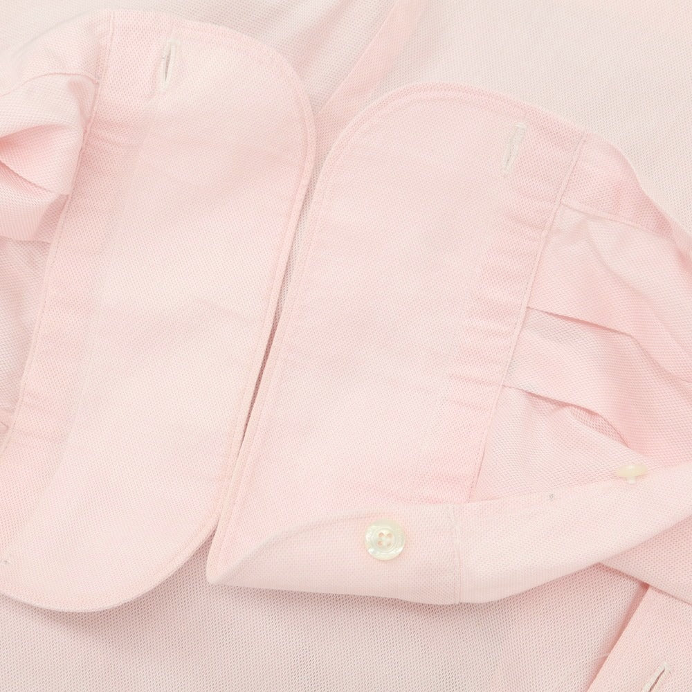 【中古】フィナモレ Finamore コットン ワイドカラー ドレスシャツ ピンク【 39 】【 状態ランクC 】【 メンズ 】