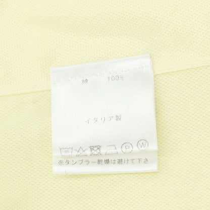 【中古】フィナモレ Finamore コットン ワイドカラー ドレスシャツ ライトイエロー【 39 】【 状態ランクC 】【 メンズ 】