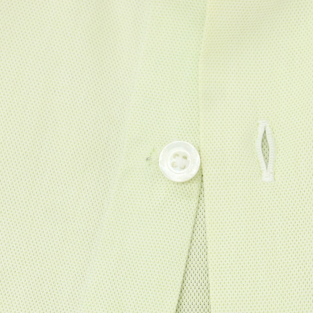 【中古】フィナモレ Finamore コットン ワイドカラー ドレスシャツ ライトグリーン【 38 】【 状態ランクC 】【 メンズ 】