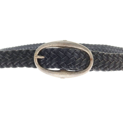 【中古】ダニエルアンドボブ Daniel &amp; Bob スエード レザー メッシュベルト ネイビー【 状態ランクC 】【 メンズ 】